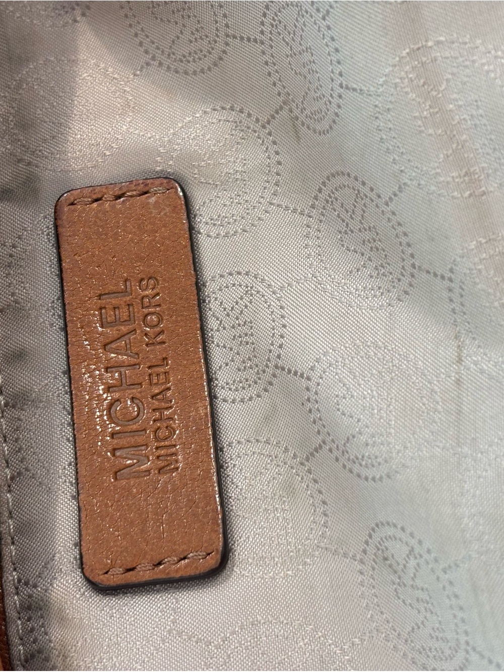 Michael Kors Tan Leather Crossbody with Gold Hardware - Picture 5 of 14